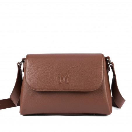 Дамска чанта за рамо 040g 01 biz cognac