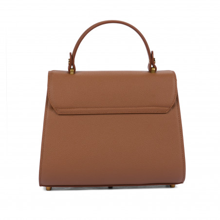 Чанта за рамо за жени 033g златисто кафяво