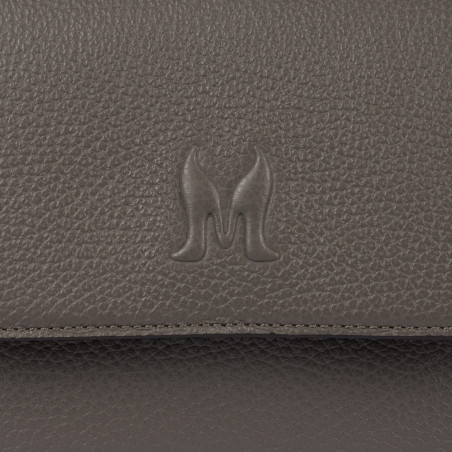 Дамска чанта за рамо 040g в сив цвят