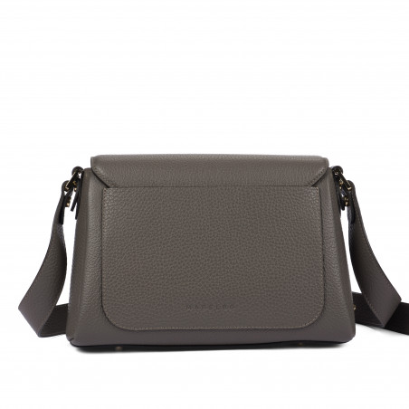 Дамска чанта за рамо 040g в сив цвят