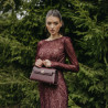 Дамска чанта за рамо 041g бордо lifestyle