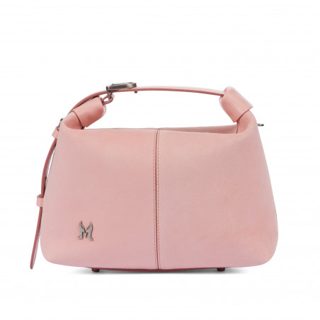 Чанта дамска за ръка 037-1g 01 велур baby pink