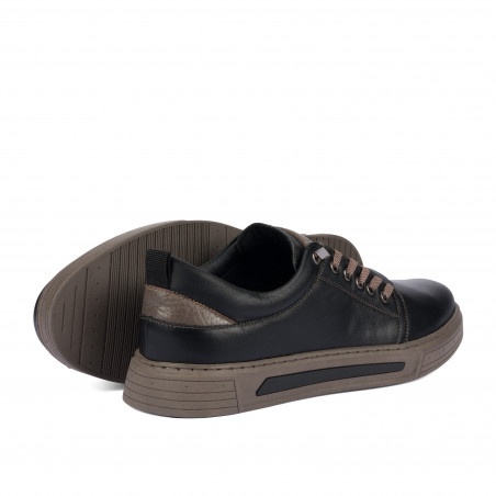 Мъжки ежедневни обувки 982 черно комбинирано-k